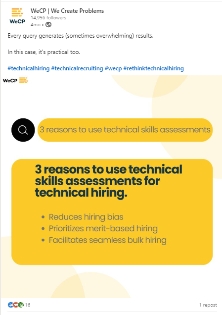 skills assessment for technical hiring